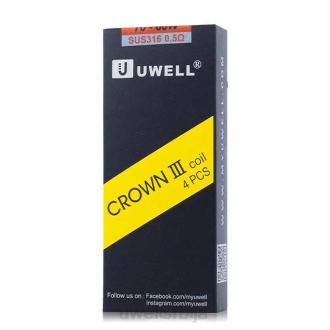 UWELL CROWN 3 калемови (4 пакета) ун2 месх 0.23охм 4TVT94 | BEST UWELL FLAVOURS