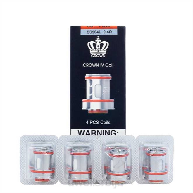 UWELL CROWN 4 заменски намотаји (4 пакета) ун2 дуал месх 0.23охм 4TVT184 | BEST UWELL FLAVOURS