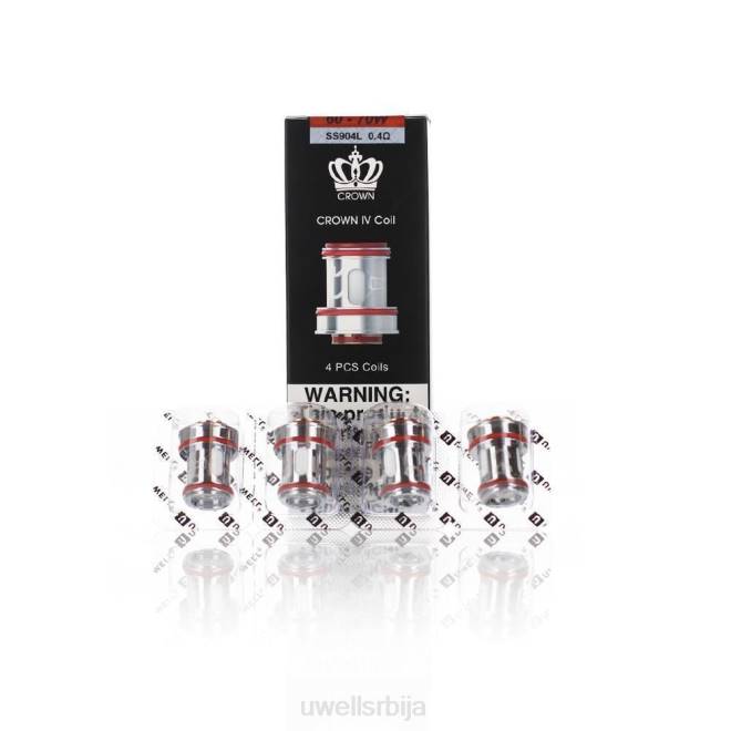 UWELL CROWN 4 заменски намотаји (4 пакета) ун2 дуал месх 0.23охм 4TVT184 | BEST UWELL FLAVOURS