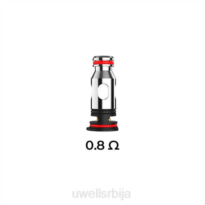 UWELL PA заменски калемови 0,8 ома (4 пакета) 4TVT83 | UWELL ONLINE SHOP