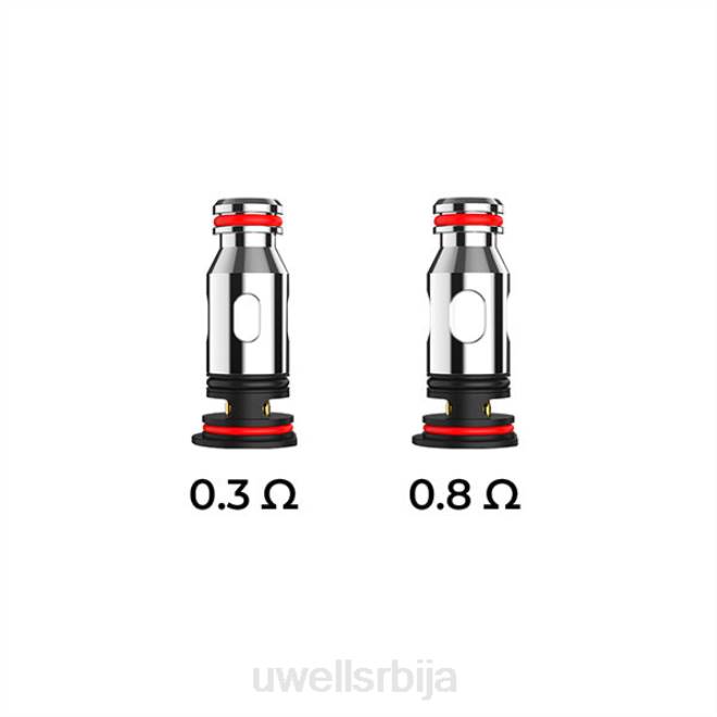 UWELL PA заменски калемови 0,8 ома (4 пакета) 4TVT83 | UWELL ONLINE SHOP