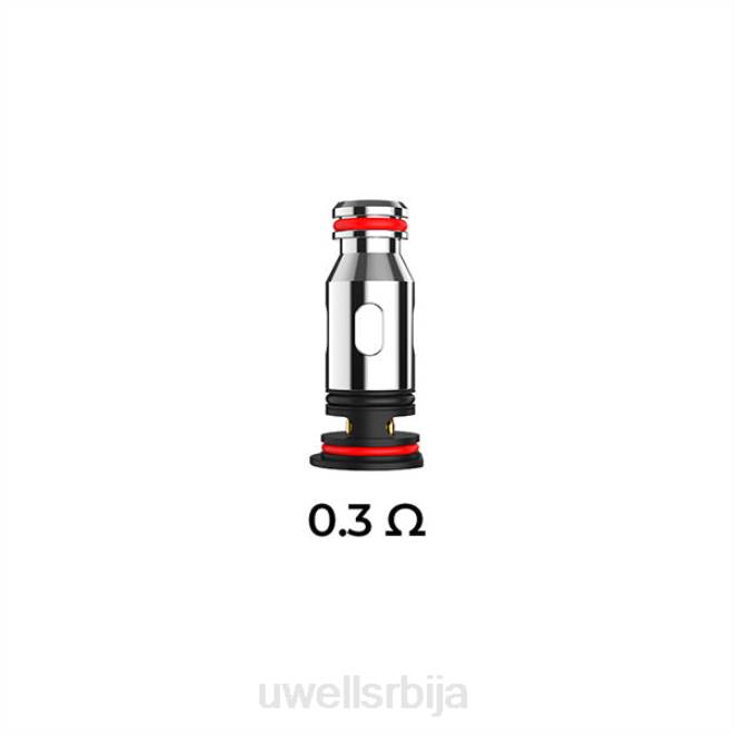 UWELL PA заменски калемови 0,8 ома (4 пакета) 4TVT83 | UWELL ONLINE SHOP