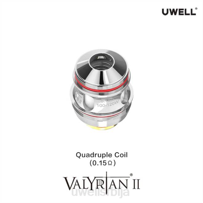 UWELL VALYRIAN 2 заменски намотаји (2 пакета) ун2 дуал месх 0.14охм 4TVT29 | UWELL STORE