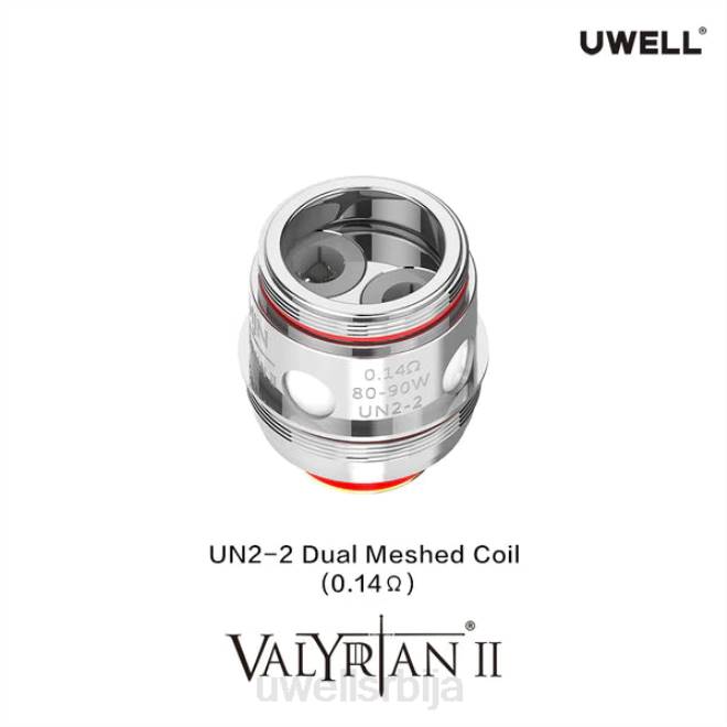 UWELL VALYRIAN 2 заменски намотаји (2 пакета) ун2-3 трипле месх 0.16охм 4TVT30 | BUY UWELL VAPE