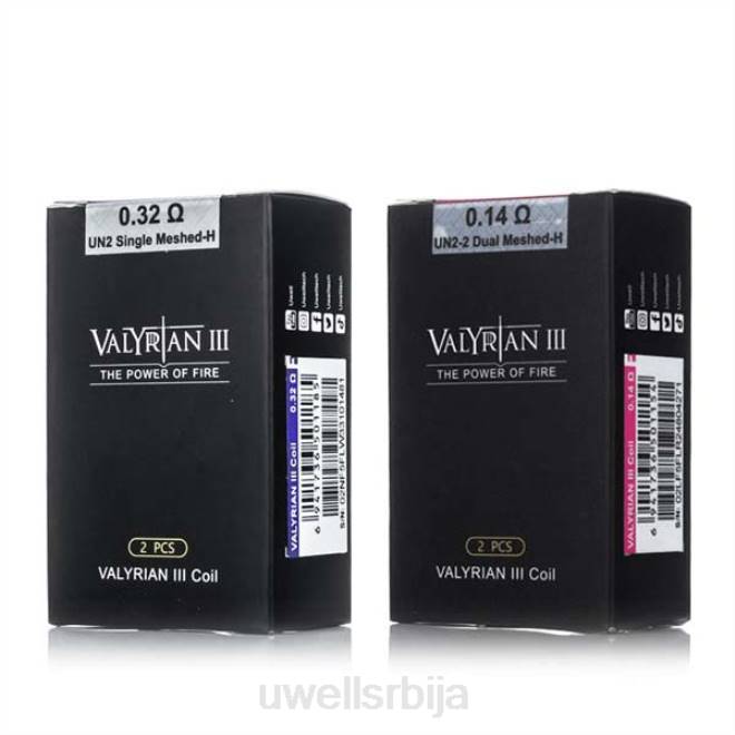 UWELL VALYRIAN 3 заменски калемови | 2 пакет фецраи 0.14охм 4TVT20 | BUY UWELL VAPE