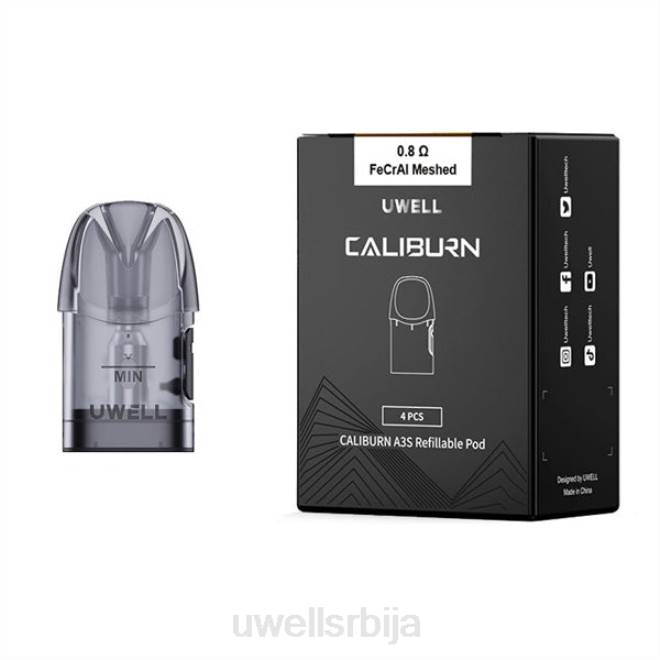 UWELL CALIBURN A3 замена махуна | 4-пацк 1.0охм 4TVT18 | UWELL VAPE FLAVOURS