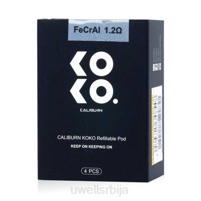 UWELL CALIBURN KOKO махуне (паковање од 4) 1.2охм 4TVT95 | UWELL VAPE DISPOSABLE