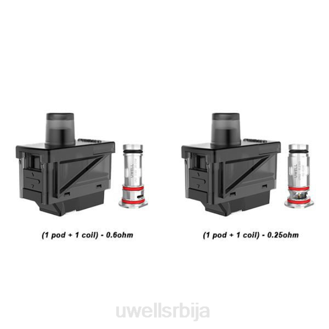 UWELL HAVOK V1 сет завојница 1 махуна + 1 завојница 0.25охм 4TVT274 | BEST UWELL FLAVOURS